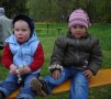 Blumenkinder Luna-Marie und Johanna