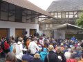 der Hof Wurm in Harle war gut gef�llt zur Auff�hrung der "Sage von der Harler Glocke" am 11. Juni 2009