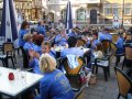 zum Abschluss haben wir die Sonne auf dem Marktplatz genossen