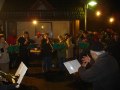 der Posaunenchor Densberg spielt bei der Nikolausfeier 2008