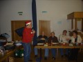 der Weihnachtsmann bringt die Geschenke