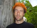 Der Einbrecher (Gunter Ochs) vor seinem Auftritt (Vorstellung am 23.7.06)