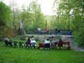 erste Probe im Burggraben am 9. Mai 2006