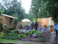 Probe am 3.7. bei Regenwetter im Burggraben