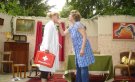 Agnes (Andrea W�rtele) und Frau Dr. Maier (Petra Wilhelm) bei der Probe am 6. Juli