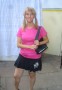 Kristin Junghans als Tochter Andrea (Probe am 2. Juli)