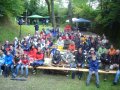 Zuschauer der Premiere am 10. Juli, die sich trotz ungem�tlichem Wetter im Burggraben eingefunden hatten