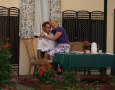 Hans (Gunter Ochs) und Franzi (Petra Wilhelm) zu Beginn der Vorstellung am 17.7.