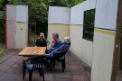 Probe am 8. Juni mit unfertigen Kulissen