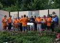 Liedvortrag des M�nnergesangvereins Densberg vor Beginn der Theatervorstellung